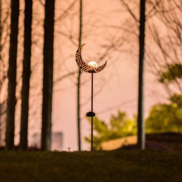 lampe solaire forme lune