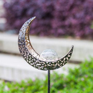 lampe solaire lune jardin