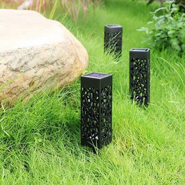 lampe solaire à planter pour allée