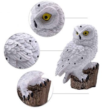 lampe solaire avec hibou