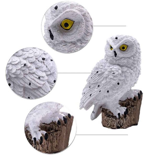 lampe solaire avec hibou