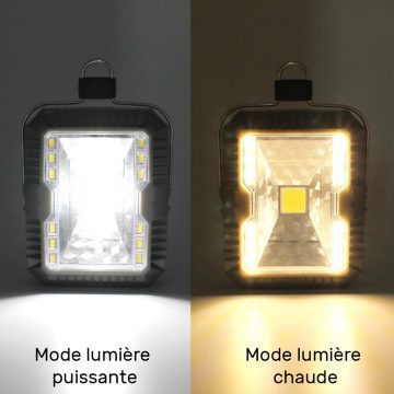 lampe solaire camping puissante