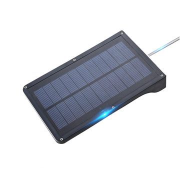 Lampe solaire extérieur avec télécommande panneau photovoltaïque