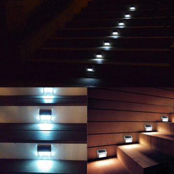 lampe solaire pour marche escalier extérieur