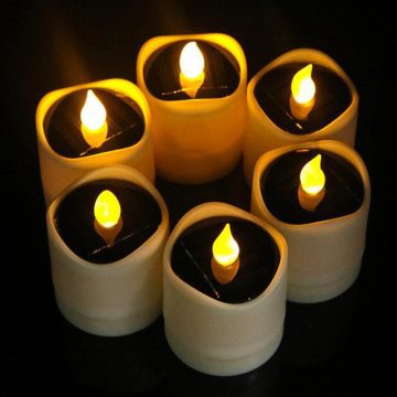 petite bougie led solaire extérieur