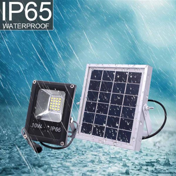 Projecteur solaire 1000 lumens avec télécommande etanche