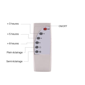 Projecteur solaire 1000 lumens avec télécommande notice