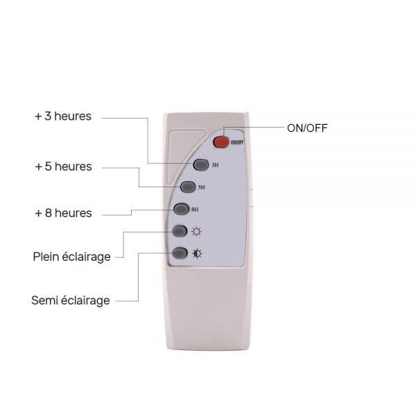 Projecteur solaire 1000 lumens avec télécommande notice
