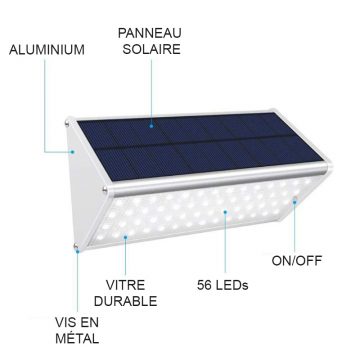 Éclairage extérieur solaire pour terrasse pas cher
