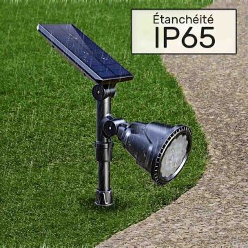 Lampe solaire sur piquet ip65