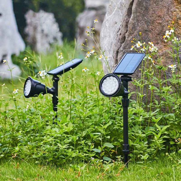 lampe solaire sur piquet led