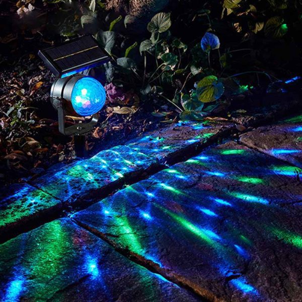 spot extérieur solaire rgb