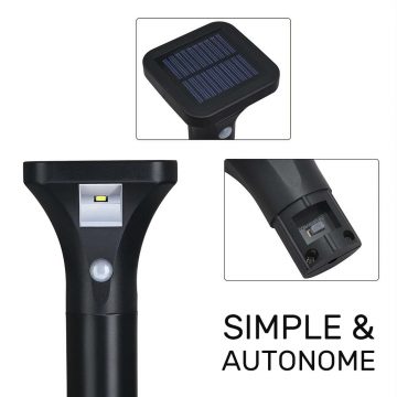 borne solaire allée led