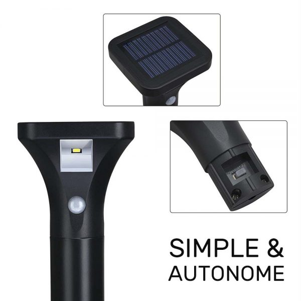 borne solaire allée led