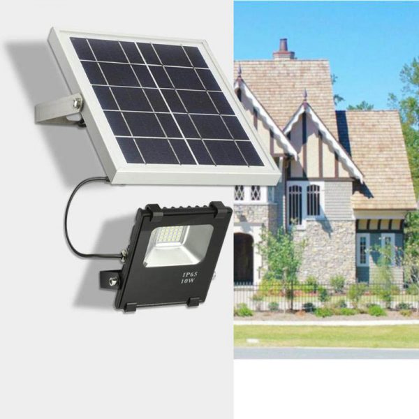 projecteur solaire façade jardin