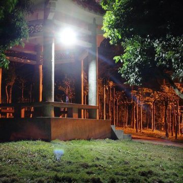 projecteur solaire façade puissant
