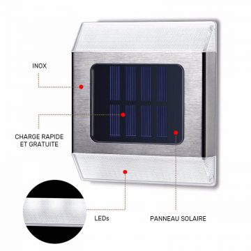 spot solaire escalier LED