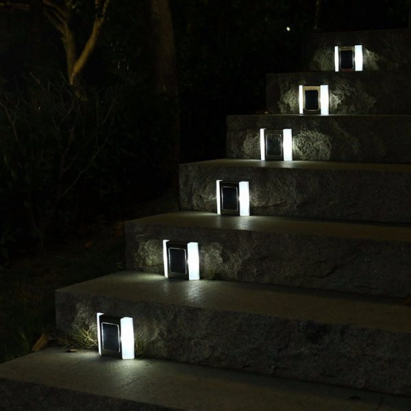 spot solaire escalier jardin
