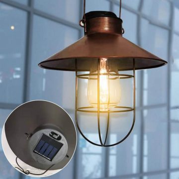 lampe exterieur suspendue solaire jardin