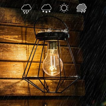 ampoule solaire exterieur a suspendre jardin