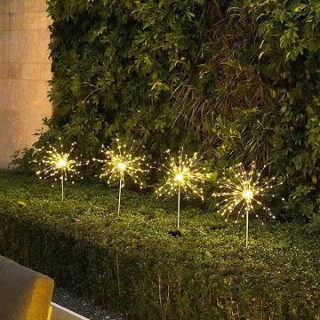 decoration lumineuse solaire jardin exterieur min