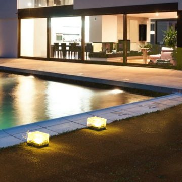 pavé lumineux 10x10 solaire led
