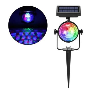 spot solaire rgb