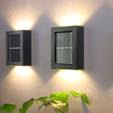 applique murale solaire jardin design
