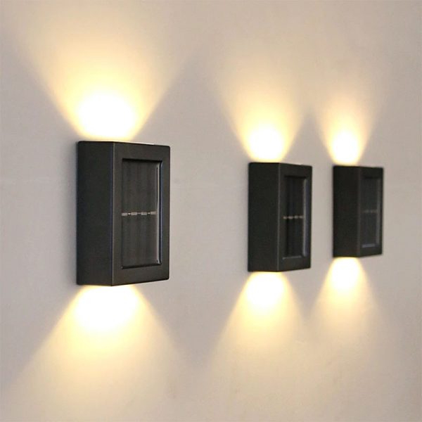applique murale solaire jardin pas cher