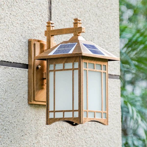 lampe solaire exterieur vintage puissante