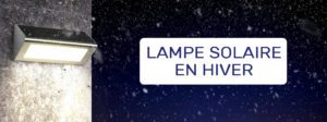 lampe solaire hiver