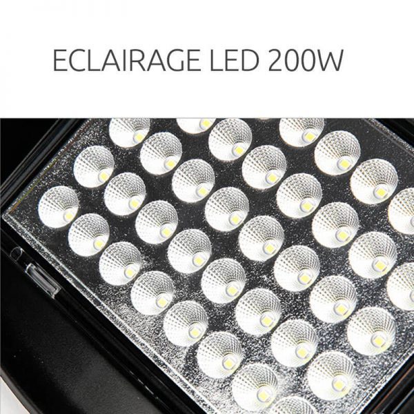 lampadaire solaire avec detecteur led