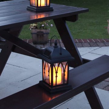grosse lanterne solaire jardin