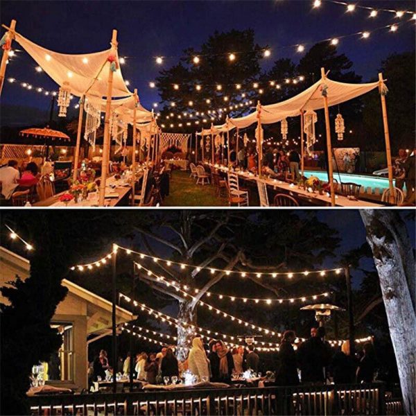 guirlande boule solaire jardin lumineuse