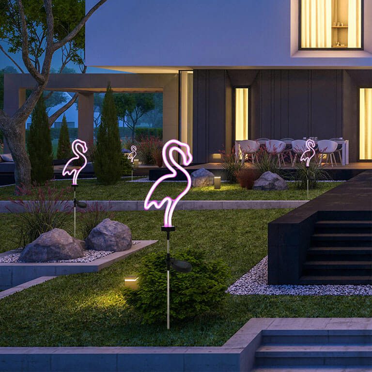 animal solaire jardin led