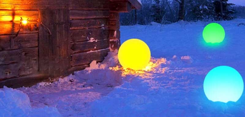 deco noel solaire boule