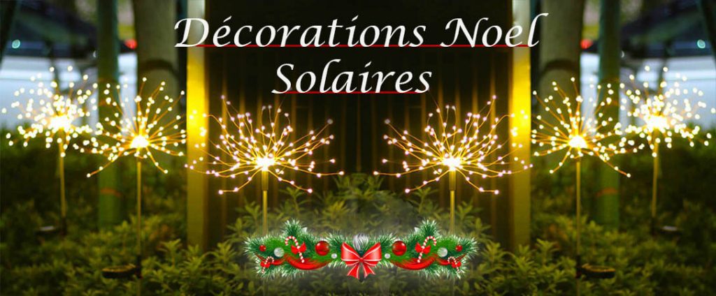 deco noël extérieur solaire