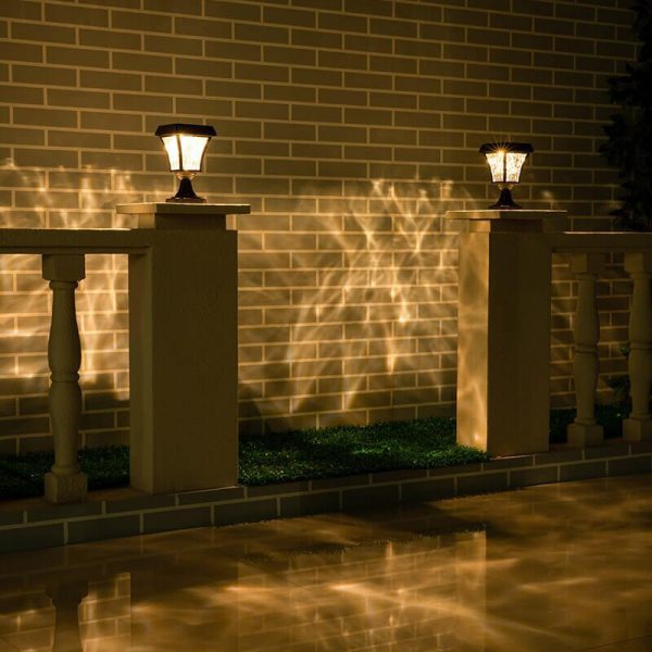 luminaire solaire pour poteau exterieur