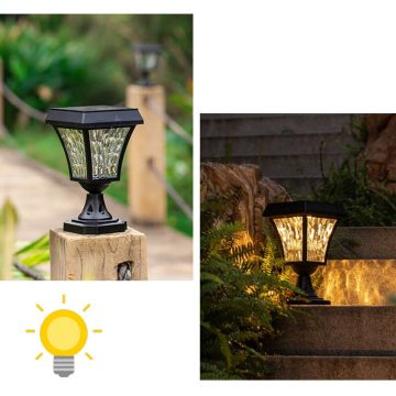 luminaire solaire pour poteau led