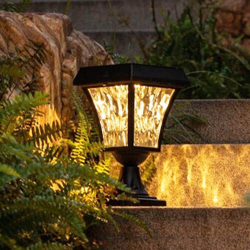 lampe solaire pilier portail