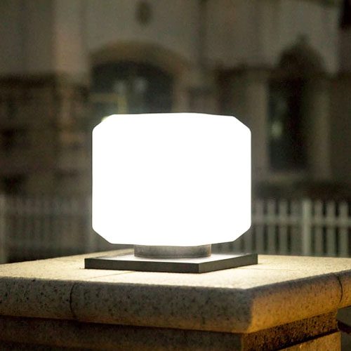 luminaire pilier portail solaire etanche