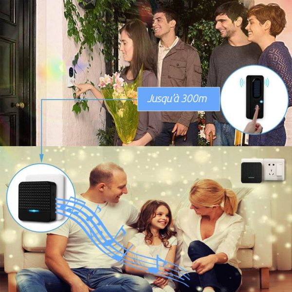 sonnette sans fil solaire exterieur