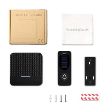 sonnette sans fil solaire maison