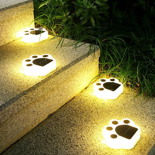 spot solaire encastrable chat