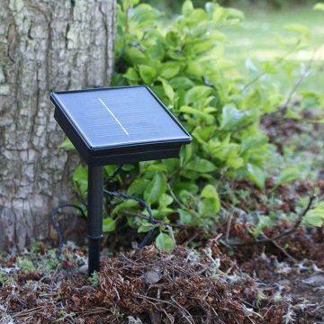 guirlande solaire lierre jardin