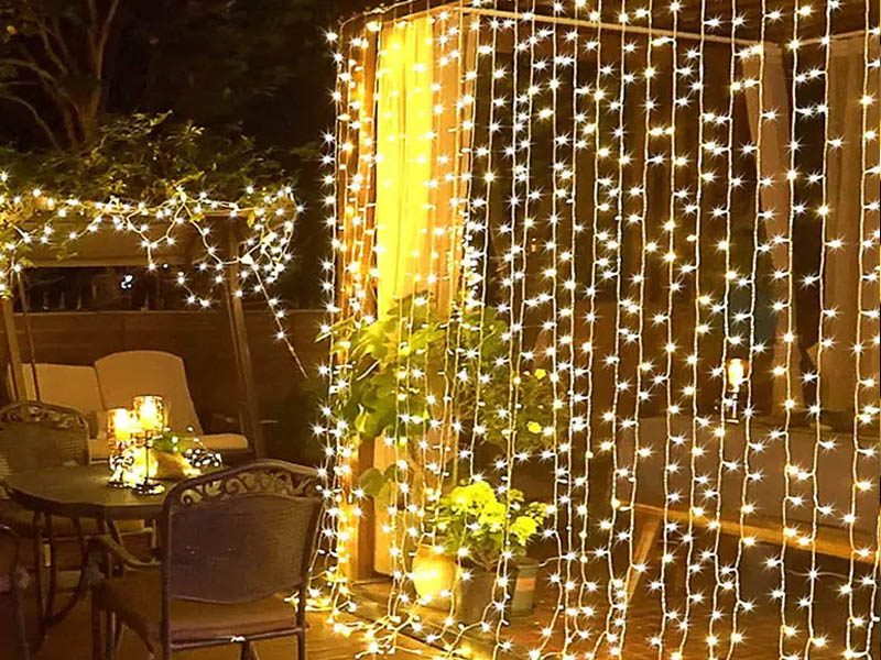 guirlande solaire lumineuse exterieur tombante