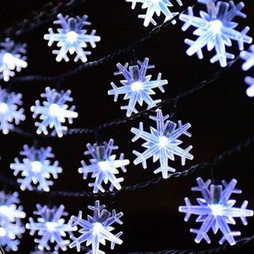 guirlande lumineuse exterieur solaire noel couleur