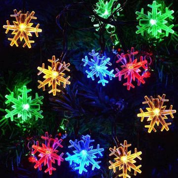 guirlande lumineuse exterieur solaire noel eclairage