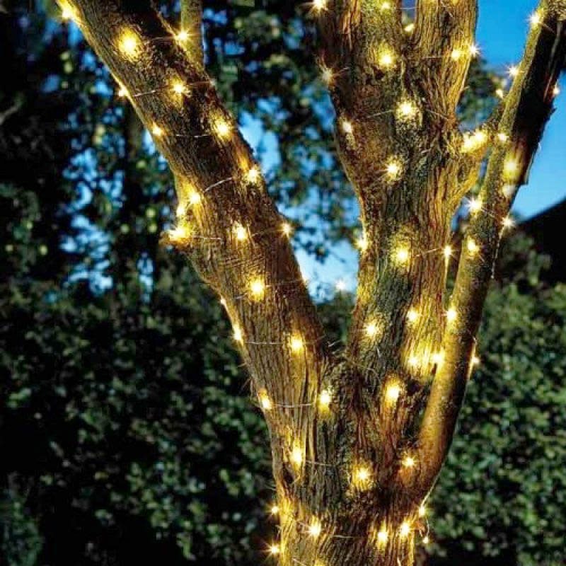 guirlande solaire pour arbre