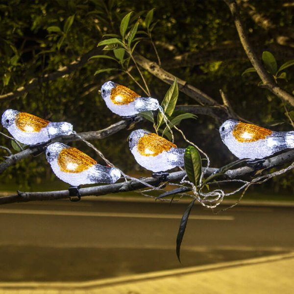 guirlande solaire oiseaux de nuit